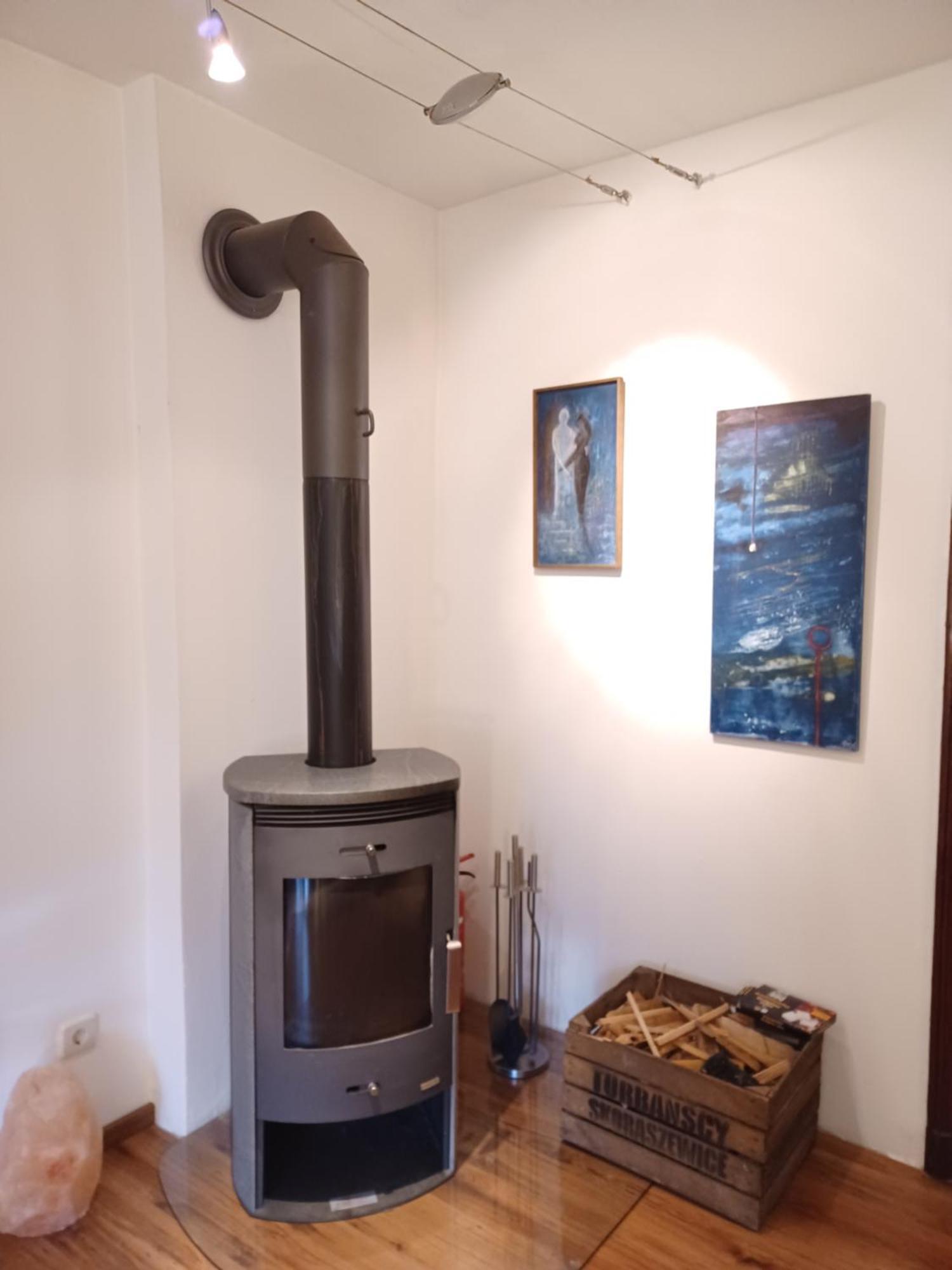 Kleine Galerie Apartment Fuer 3 Mit Kueche Kamin Netflix Parken Und Hofladen Steinhofel Luaran gambar